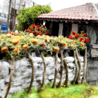 продавам авторски мини макет на стара ,българска къща, снимка 6 - Колекции - 44561349