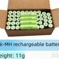   1,2 V, AA  акумулаторни батерии Rakieta 1800 mAh,  11 грама