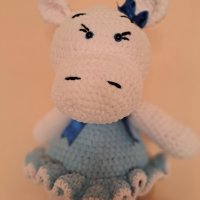 Плюшен хипопотам, снимка 2 - Плюшени играчки - 42828946