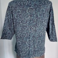 Памучна дизайнерска блуза "Karen Scott"® / голям размер / висок клас качество, снимка 6 - Блузи с дълъг ръкав и пуловери - 34181120