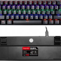 Нова механична игрална клавиатура преносима кабелна с LED подсветка , снимка 6 - Други - 36937833