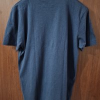 Мъжка тениска Pull & Bear, тъмно синя, снимка 2 - Тениски - 37513820