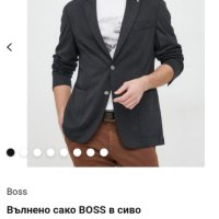 Boss-спортно елегантно вълнено сако  50 L, снимка 5 - Сака - 42865201