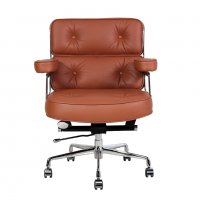 Ергономичен офис стол с мека седалка и облегалка HJ205C, снимка 1 - Столове - 38953560