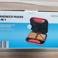 Нов сандвич тостер 3 в 1, снимка 5 - Тостери - 39458872