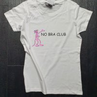 Дамска тениска Pink Panther and NO BRA CLUB, снимка 2 - Тениски - 34274516