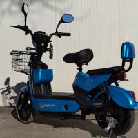 Електрически скутер 350W 20Ah батерия модел MK-K син цвят, снимка 6 - Мотоциклети и мототехника - 40534753