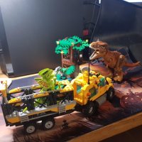 Комплект строител с динозаври и камион, снимка 5 - Образователни игри - 42813625