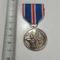 норвежки сребърен медал с маркировка , снимка 2 - Антикварни и старинни предмети - 42138562