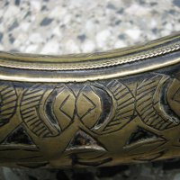 Османска бронзова барутница за дълъг бой, снимка 8 - Антикварни и старинни предмети - 34454653
