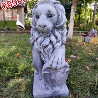 Лъв от бетон. Фигура Статуя за Декорация от Бетон, снимка 3 - Градински мебели, декорация  - 38167141