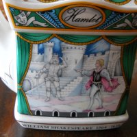 колекционерски порцеланов чайник "Хамлет" - Англия, снимка 2 - Антикварни и старинни предмети - 39999513