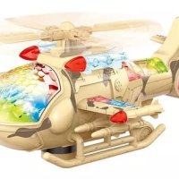 Детски хеликоптер със звук и светлина, снимка 3 - Влакчета, самолети, хеликоптери - 42917547