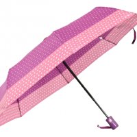 Автоматични дамски сгъваеми чадъри на точки, различни цветове, КОД: 41482, снимка 2 - Други - 34118491