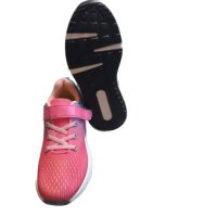 Олекотени маратонки в  розово и синьо преливащо, снимка 5 - Детски маратонки - 40319425