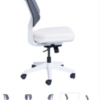 Луксозен стол за зъболекари,за лаборатория,за каса в магазини-мека дебела седалка с еко кожа и ринг , снимка 2 - Лаборатория - 44172846