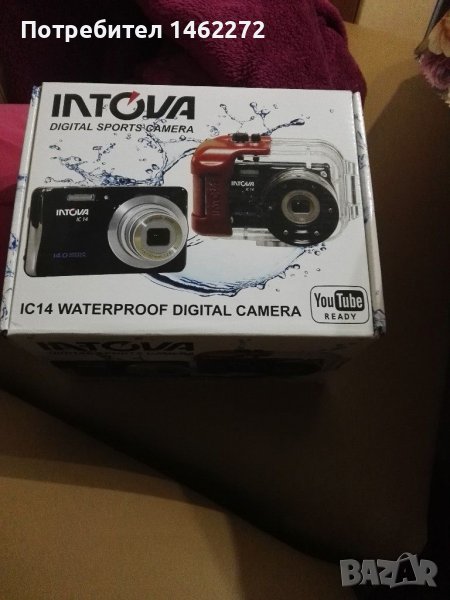 Фотоапарат с бокс за под вода INTOVA IC 14, снимка 1