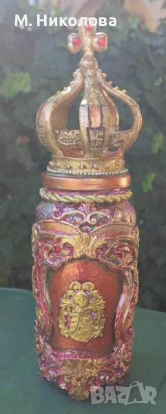 Ръчно декорирано бурканче за кафе., снимка 1