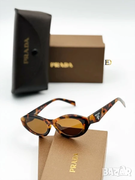 очила с калъф, кутия и ув защита prada Bvlgari hermes lacoste , снимка 1