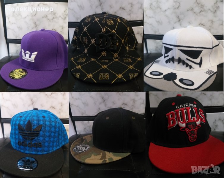 Оригинални Snapback шапки: Adidas, Supra, DC SHOES, STAR WARS, KRONE, Chicago Bulls (Рап, Хип Хоп), снимка 1