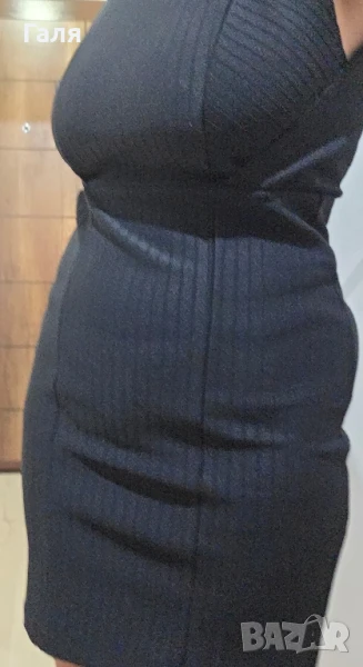 Черна рокля ZARA, снимка 1