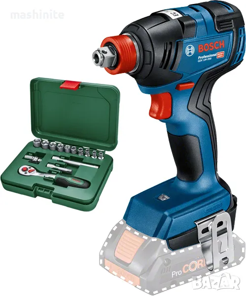 Акумулаторен ударен гайковерт GDX 18V-200 Carton Bosch, снимка 1