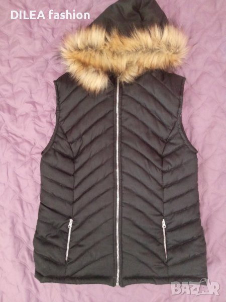 Дамски елек с пух, снимка 1