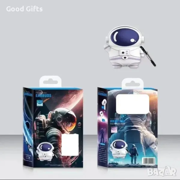 Безжични Bluetooth слушалки Космонавт AirPods Pro Astro, снимка 1