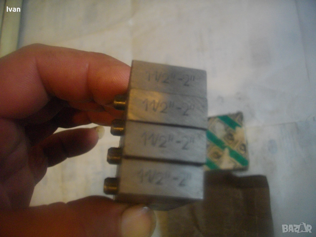 1 1/2"-2" цол нови резбонарезни ножове чехославашки на NAREX за винторезка JOPAL 2 за резби на тръби, снимка 1
