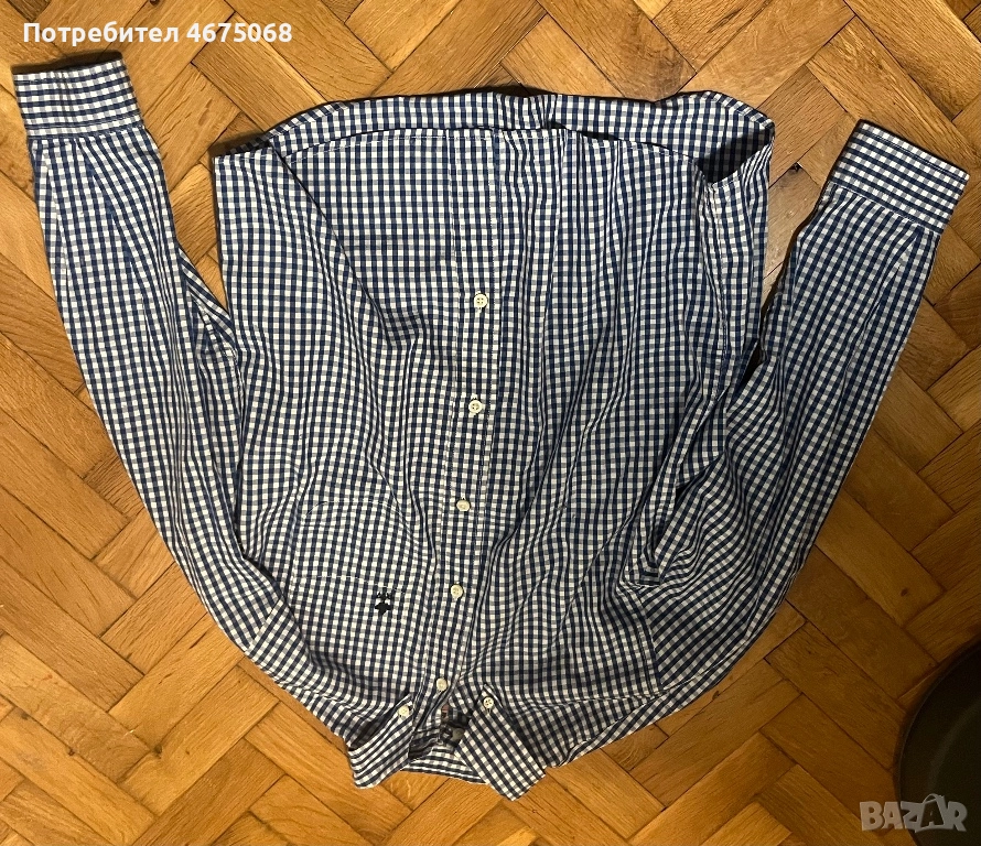 Детска синя риза, снимка 1