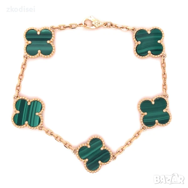 Златна дамска гривна Cleef 10,65гр. 18,0см. 14кр. проба:585 модел:32162-3, снимка 1