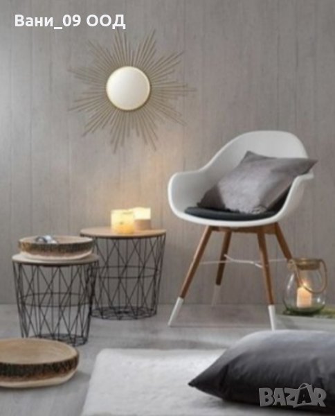 Хит в интериора! Холна масичка-метал и дърво, снимка 1