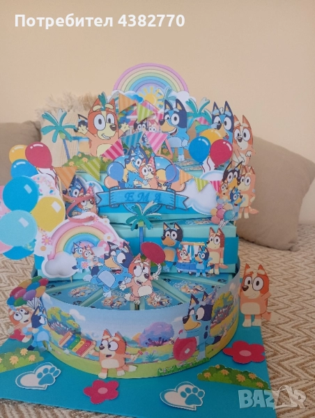 картонена торта , снимка 1