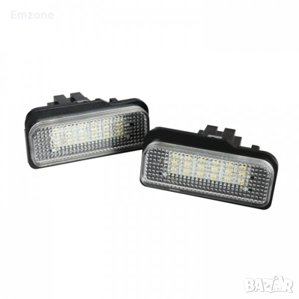 LED Диодни Плафон за Mercedes W203 комби W211 CLS C219 Номер Светлини, снимка 1