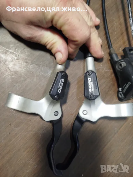 Хидравлични спирачки за велосипед колело Shimano deore bl m 535, снимка 1
