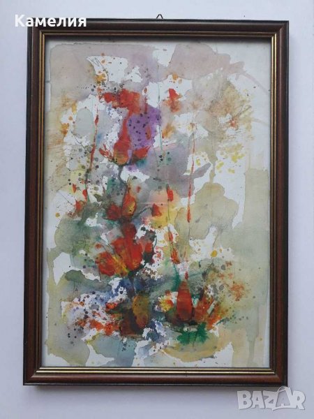 Флорална картина: "Цветя" , снимка 1