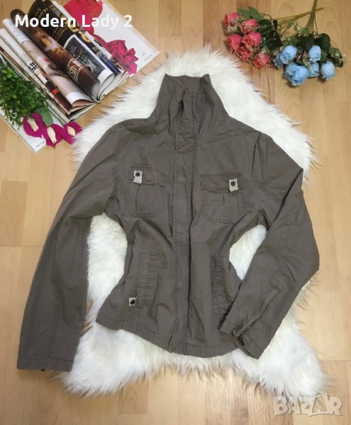 Зелено тънко яке, снимка 1