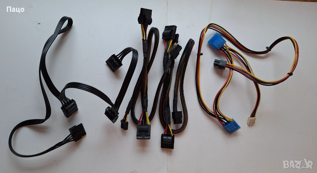 Захранващи SATA кабели  4 Броя, снимка 1