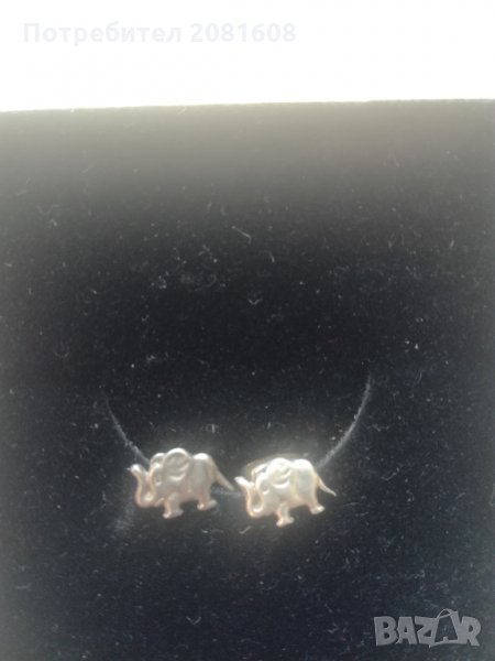 Обици сребърни , снимка 1