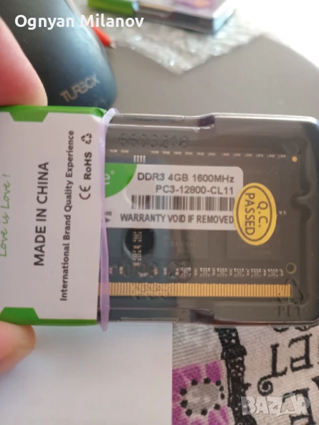 НОВИ!RAM за лаптоп DDR3/2,4,8gb , снимка 1