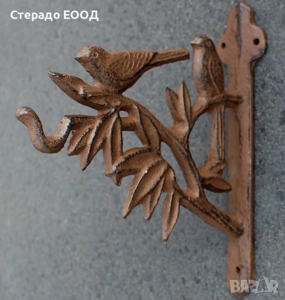 ЧУГУНЕНА КОНЗОЛА С ПТИЧИ МОТИВ, снимка 1