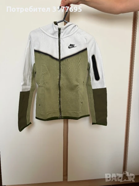 Nike tech fleece зелен спортен комплект, снимка 1