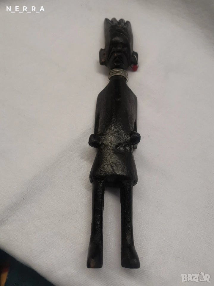 Дървена африканска фигура, снимка 1