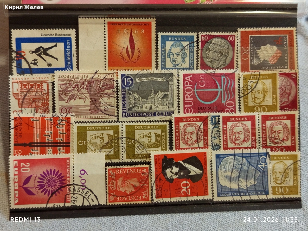 Стари пощенски марки от цял свят смесени ИЗВЕСТНИ ЛИЧНОСТИ за КОЛЕКЦИЯ ДЕКОРАЦИЯ 51593, снимка 1