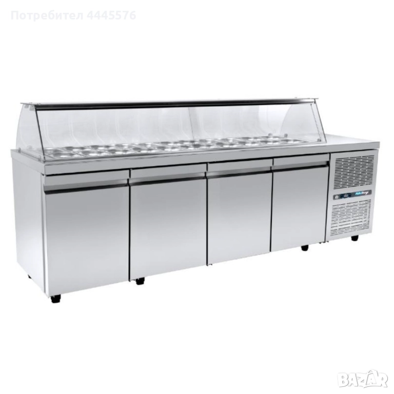 Професионална хладилна витрина за салати SA GN 230M, снимка 1