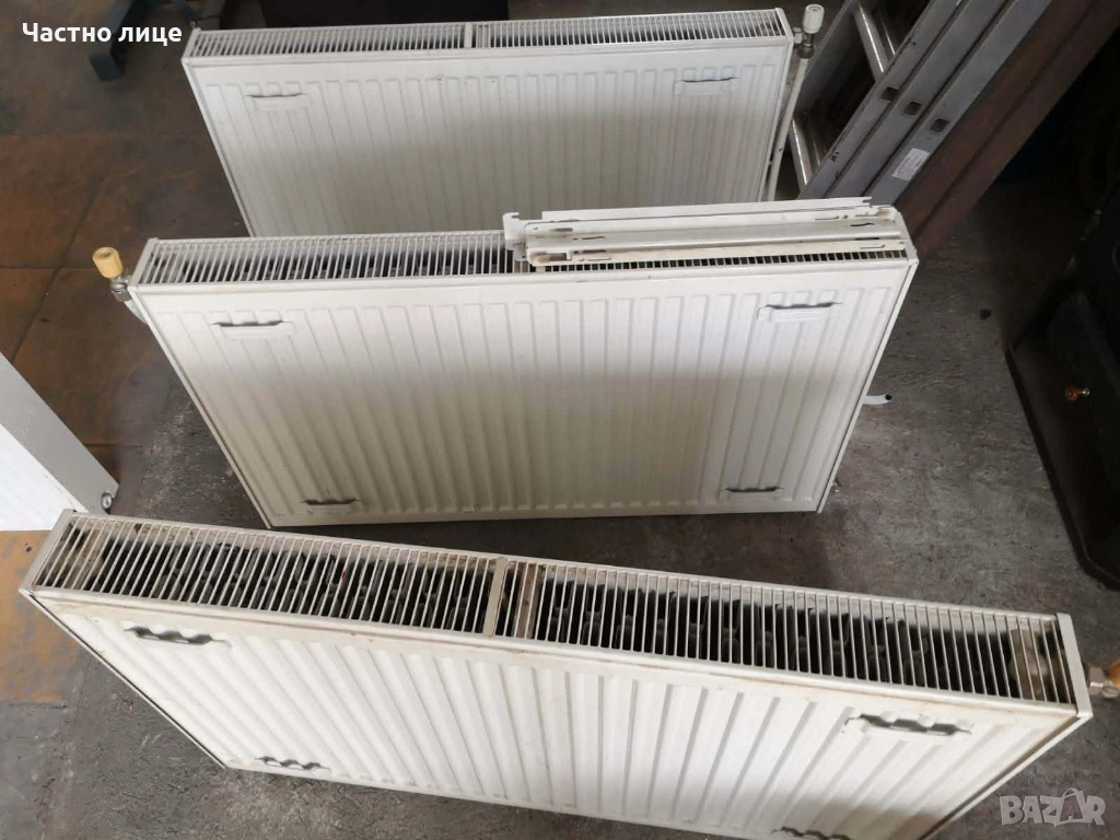 Стоманени радиатори за парно, използвани 2 сезона, снимка 1