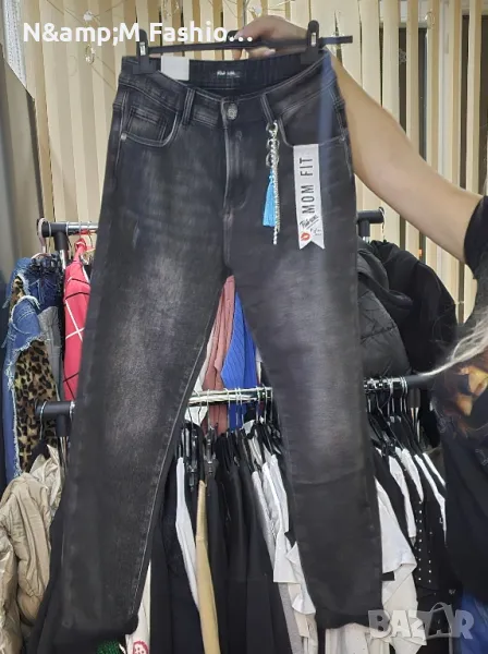 Дамски черни дънки , снимка 1