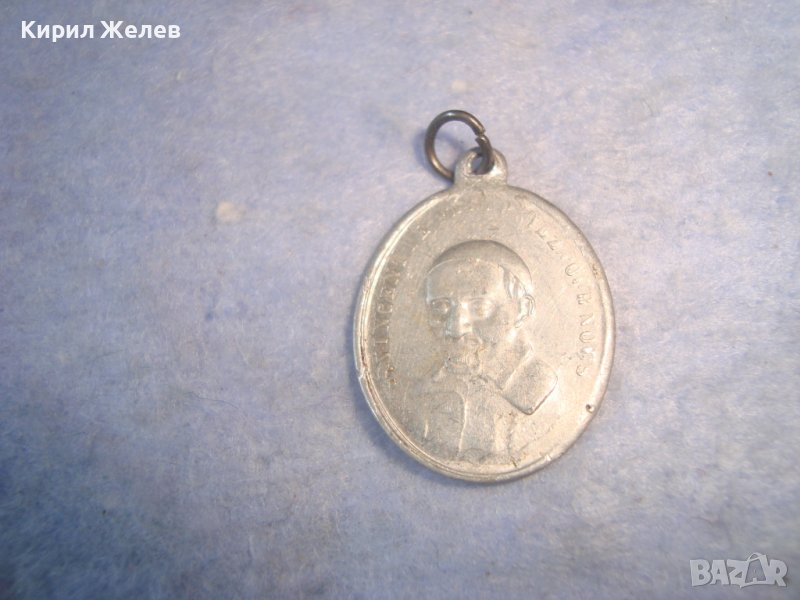 СТАРА РЯДКА ПОСРЕБРЕНА КАТОЛИЧЕСКА ИКОНКА - ВАТИКАН 27482, снимка 1