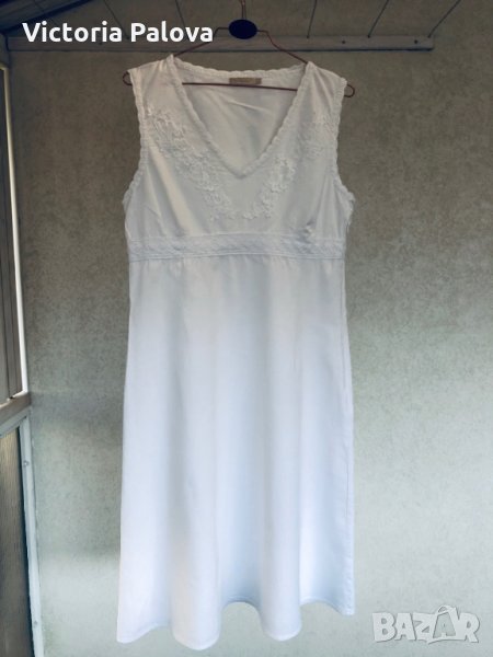 Красива бяла рокля FRANSA, снимка 1