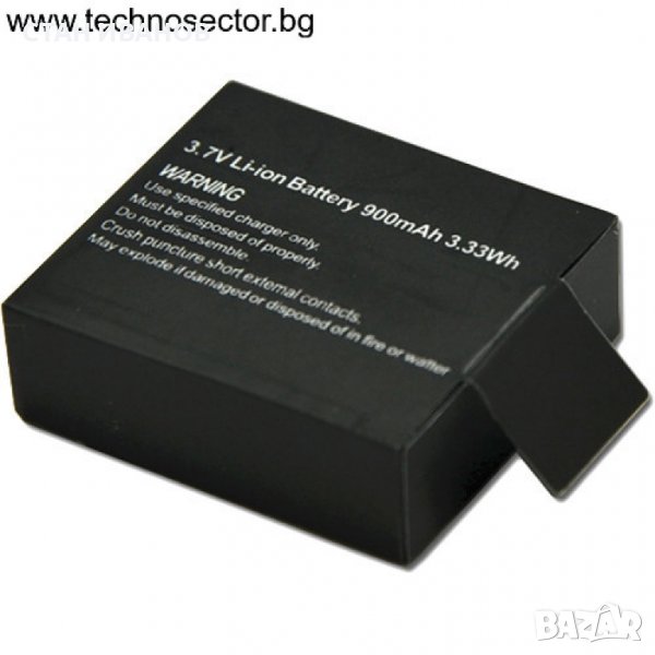 Батерия за екшън камери 3.7V Li-ion, 900mah, 3.33Wh, снимка 1